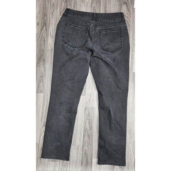 Riders by Lee Women's Straight Leg Jeans - Dark Gray - Picture 2 of 11